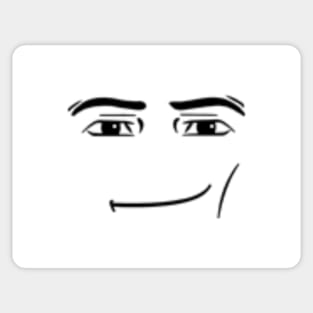 Roblox Man Face Meme Sticker